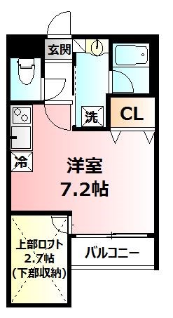 ガーデンテラス 202号室 間取り