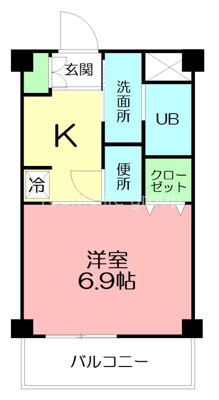 ベナーレ大船 303号室 間取り