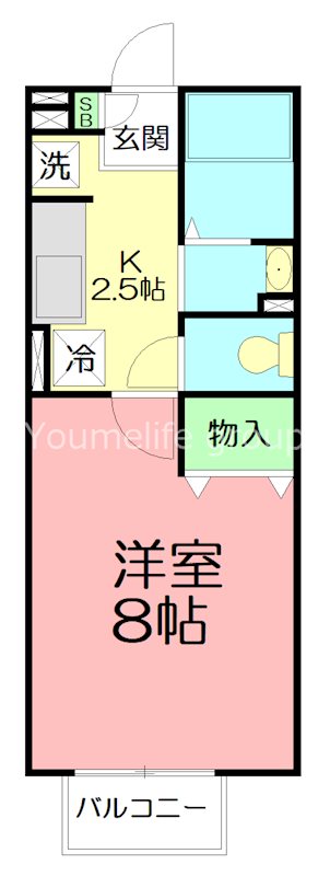 マ・メゾンASUKAⅡ 202号室 間取り