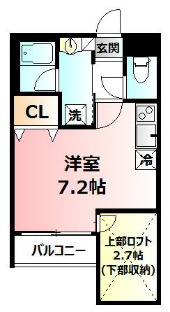 ブルックリンテラス 201号室 間取り