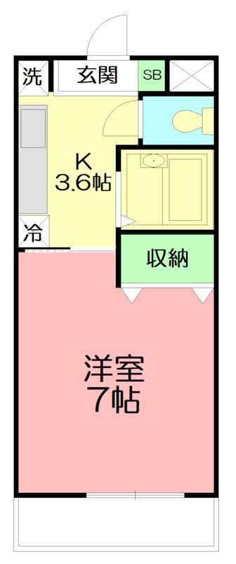 セレッソ　クエスタ湘南 102号室 間取り