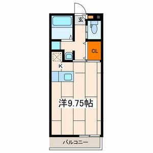 スプルース湘南  303号室 間取り