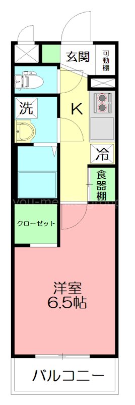 AIKOU MANSION 205号室 間取り