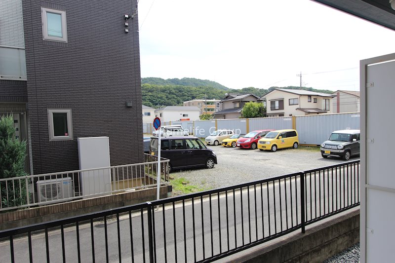 ドミールタカミネ ベランダ