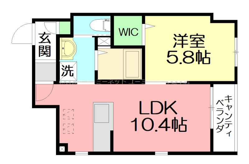 Ｃｅｌｅｓｔｉｎｅ　湘南 203号室 間取り