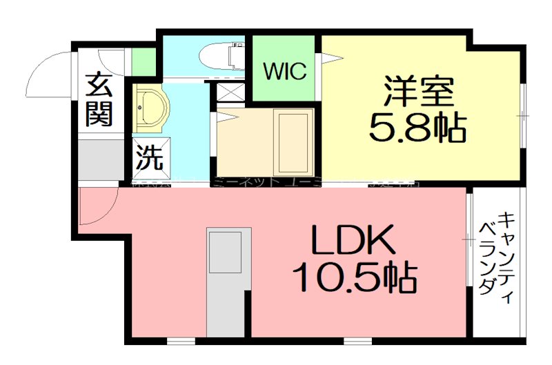 Celestine 湘南 303号室 間取り