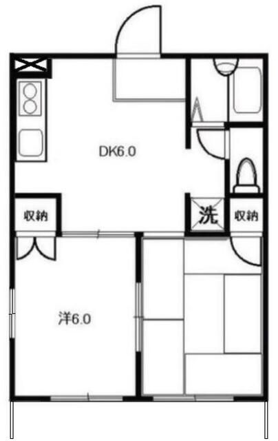 ガーデンシティ壱番館 105号室 間取り