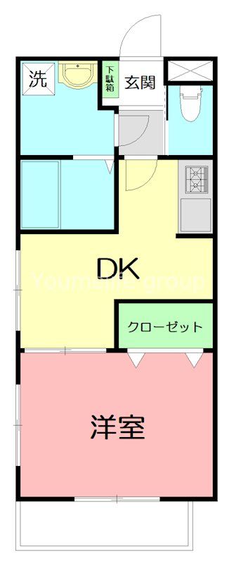 セレーノ夕陽ケ丘 301号室 間取り