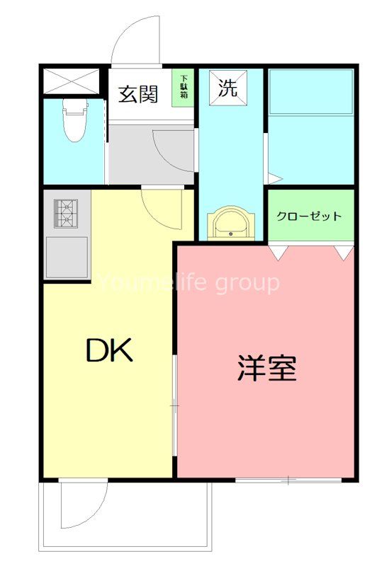 セレーノ夕陽ケ丘 302号室 間取り