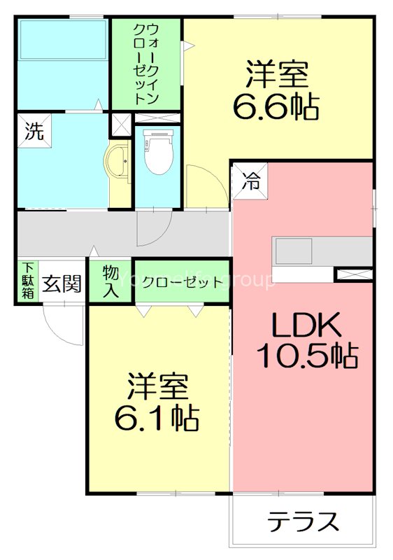 ショコラコートⅡ 間取り