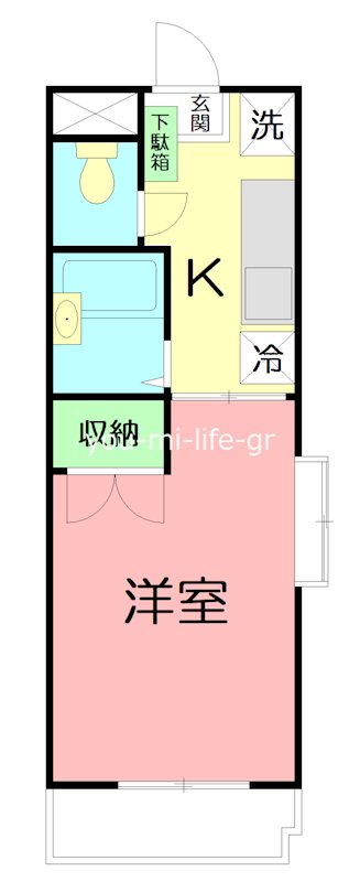 プロスペリティ旭湘南 101号室 間取り