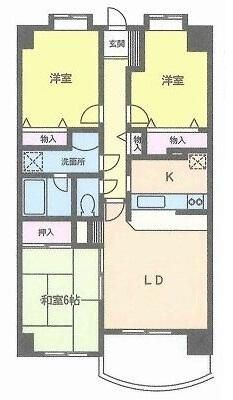 グレイス石塚 202号室 間取り