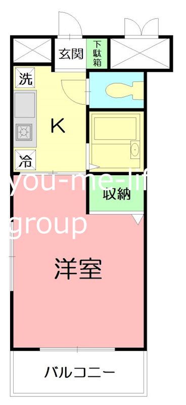 ベルグランデ 205号室 間取り