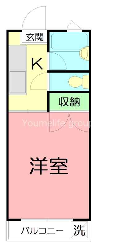飛鳥井ビル 208号室 間取り