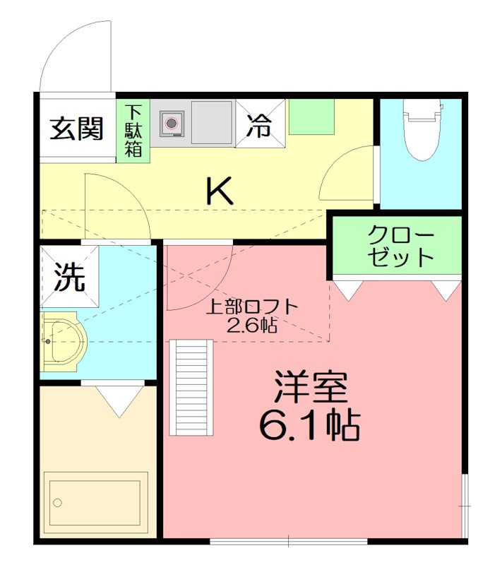 ピュアメゾン秦野南矢名Ⅱ 203号室 間取り