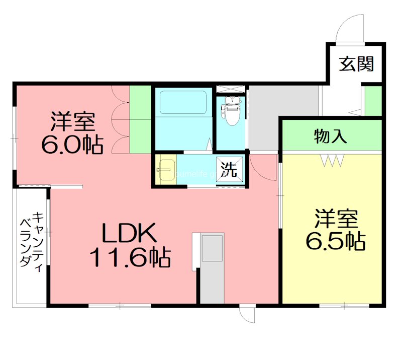 Clef Ouest 間取り