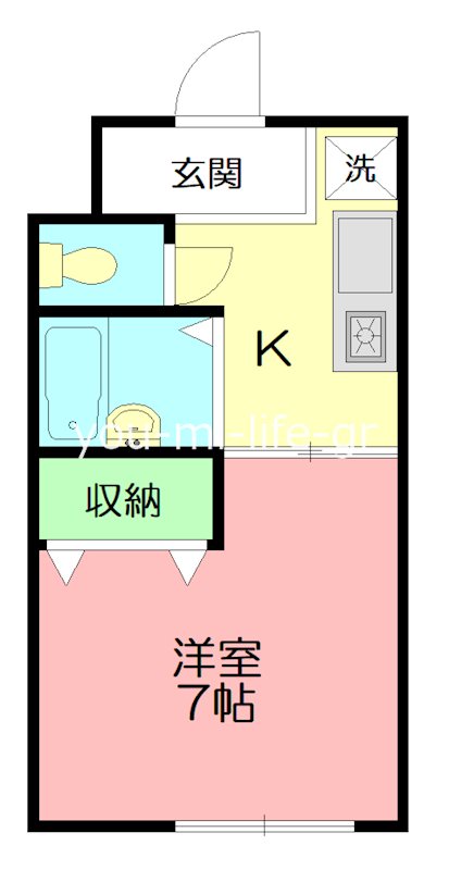 プリムラ 105号室 間取り