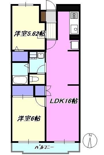 ストリーム湘南 102号室 間取り