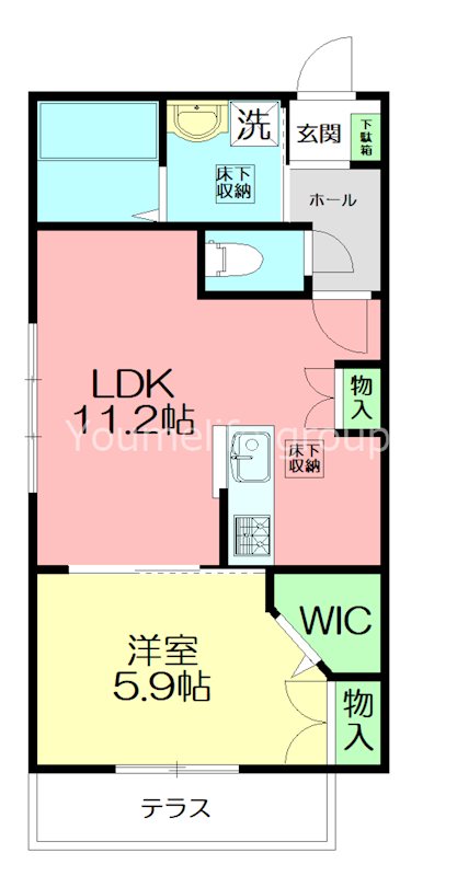 sky maison 103号室 間取り