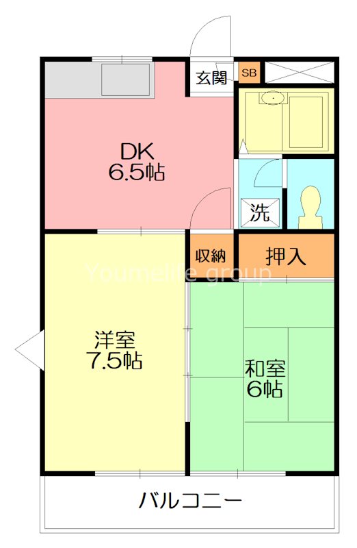 エスポワールクラタ 203号室 間取り