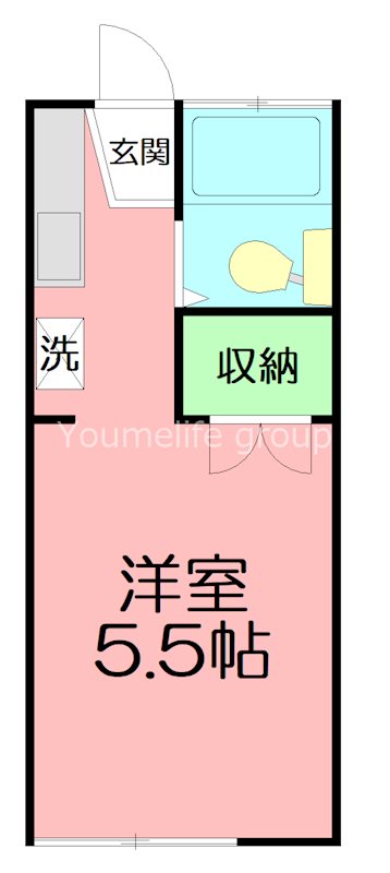 サンコーポ 106号室 間取り