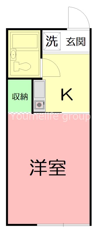 サンライズ茅ヶ崎 201号室 間取り