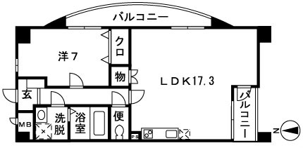 エーデルハイム湘南 701号室 間取り