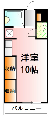 松栄ハイツ 305号室 間取り