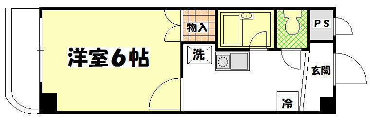 コマキビル 403号室 間取り