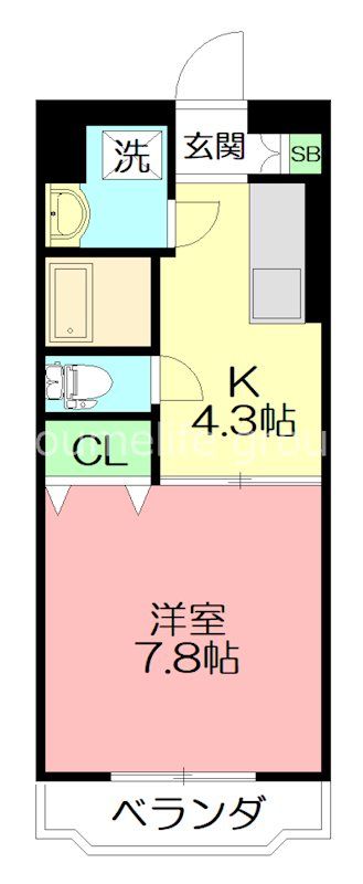 リュミエールⅡ 103号室 間取り