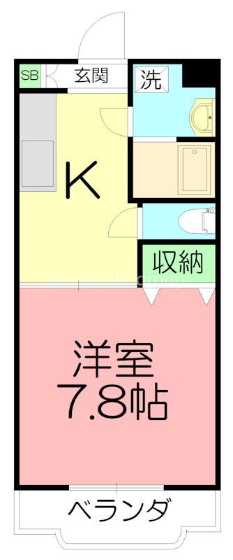 リュミエールⅠ 305号室 間取り