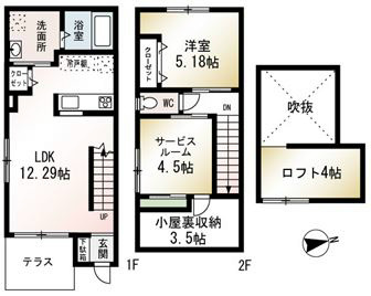 oriental S  103号室 間取り