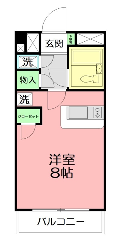 ワコーレエレガンス本郷台 302号室 間取り