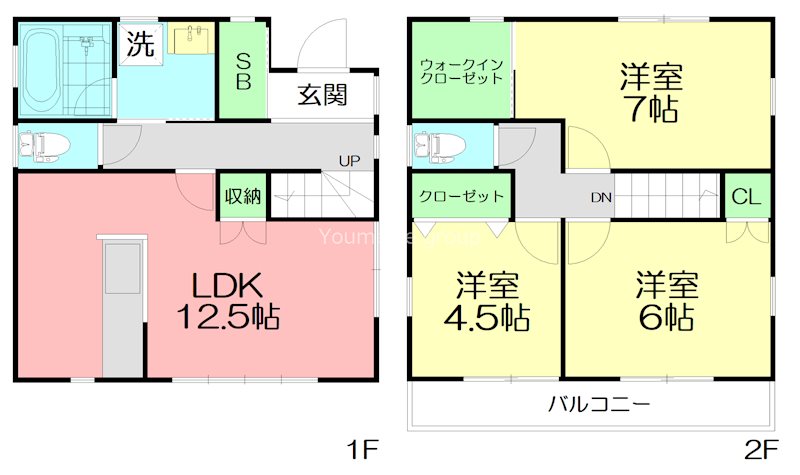 クオーレ鴨宮　T棟 間取り