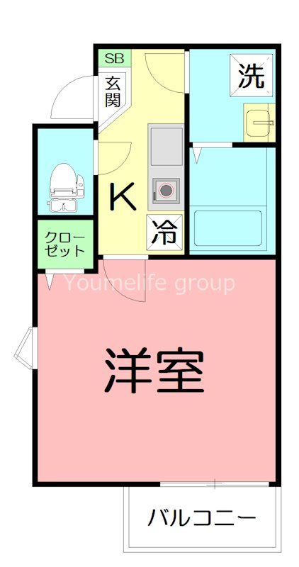 ヒルサイドテラス港南台 203号室 間取り
