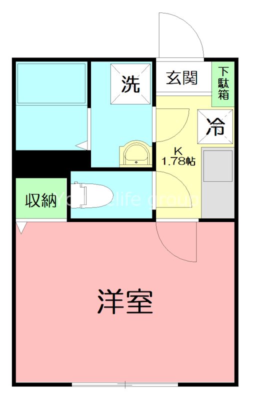 グラスプラス秦野本町 202号室 間取り