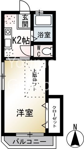 ハイツ茅ヶ崎 204号室 間取り
