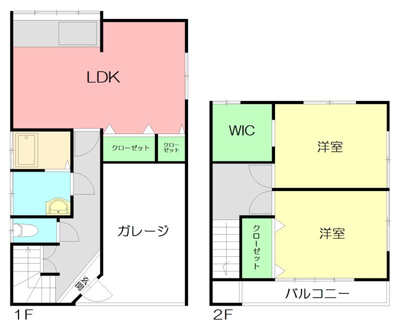 南湖3丁目貸家  間取り