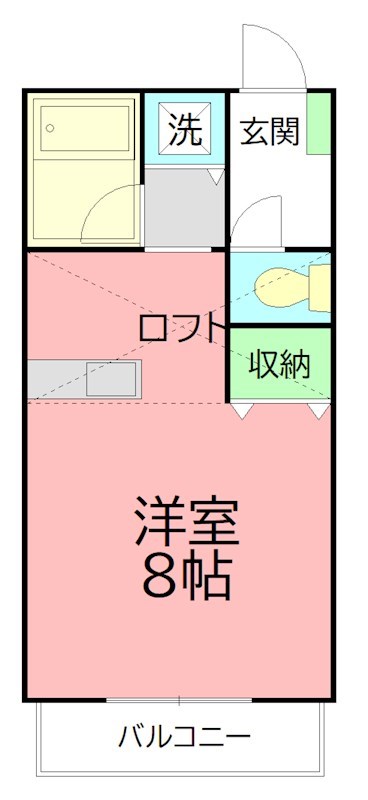 ジュエル湘南 202号室 間取り