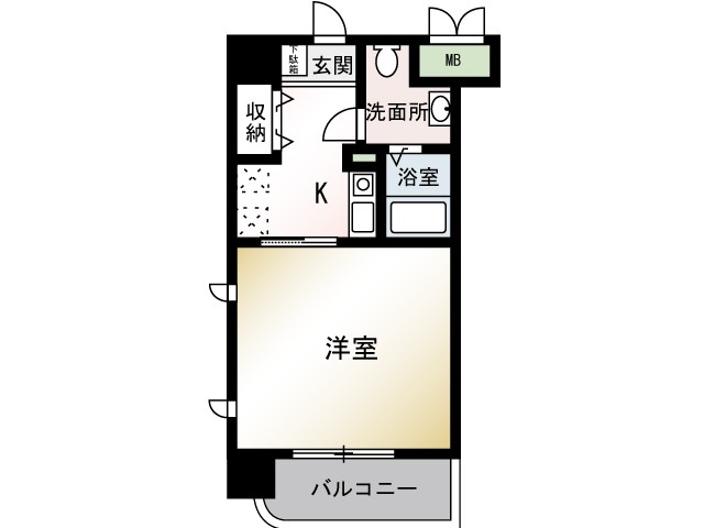 レザンヴェルジェ 701号室 間取り