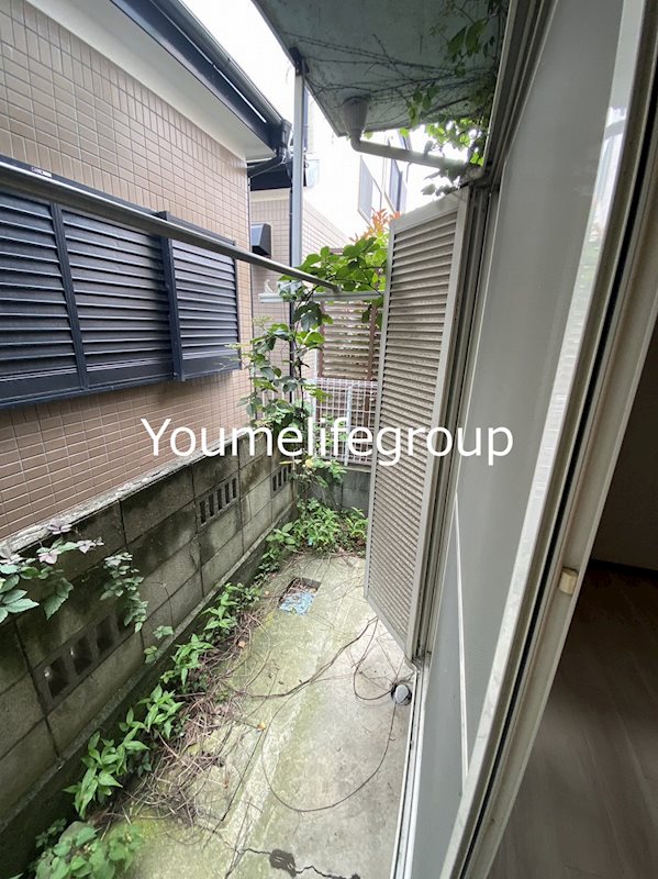 共恵アパート   ベランダ