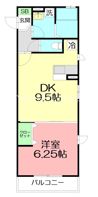 カリーサビラー 301号室 間取り