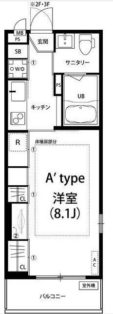 リブリ・アクシオン 105号室 間取り