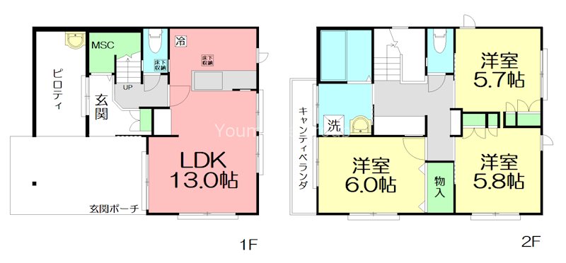 クレセントヒルズ鵠沼Ⅱ 間取り
