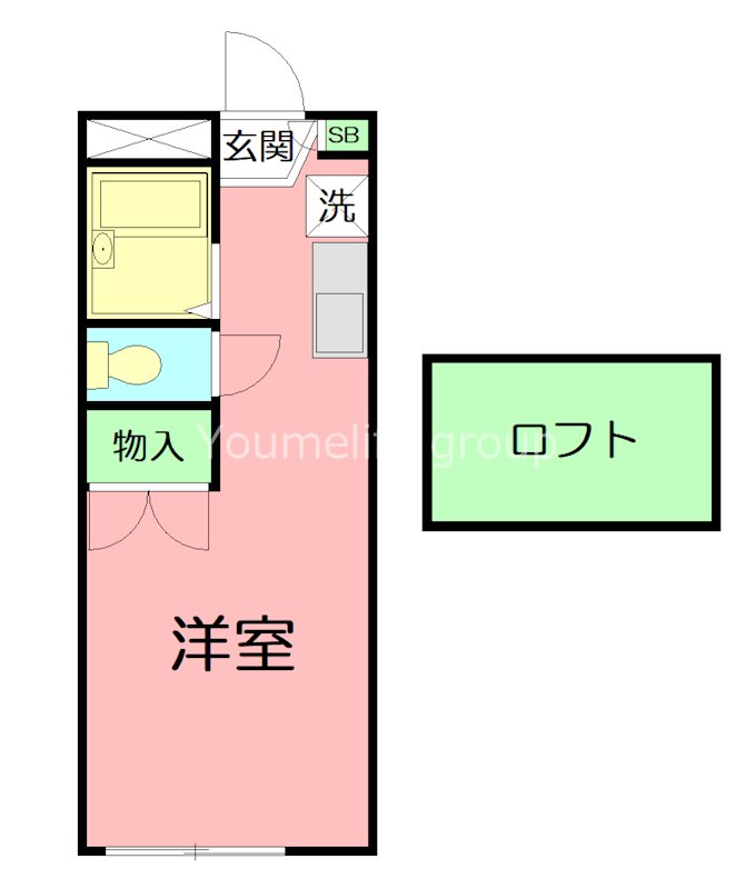 AOI（アオイ） 204号室 間取り