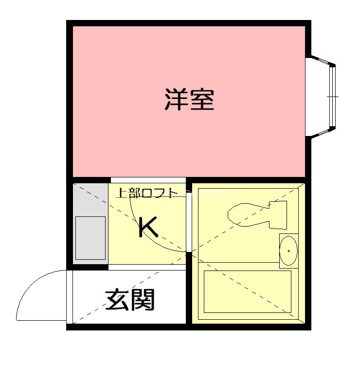 ルーチェ湘南  205号室 間取り