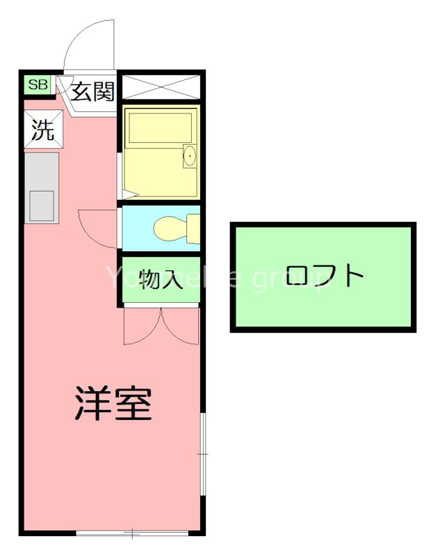 AOI（アオイ） 201号室 間取り