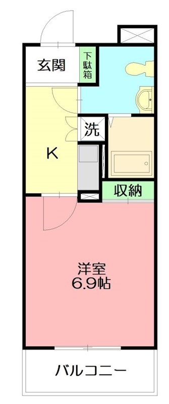 エスポワール楓 304号室 間取り