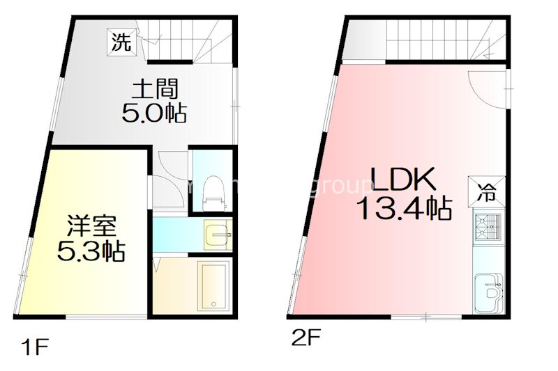 ＃248　Sakurayama（ハッシュタグニヨンハチサクラヤマ） 間取り