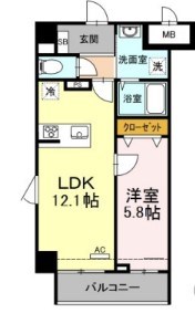 メゾン・ド・シルキー 307号室 間取り